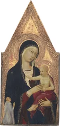Madonna mit Kind und Stifter, 1325-30